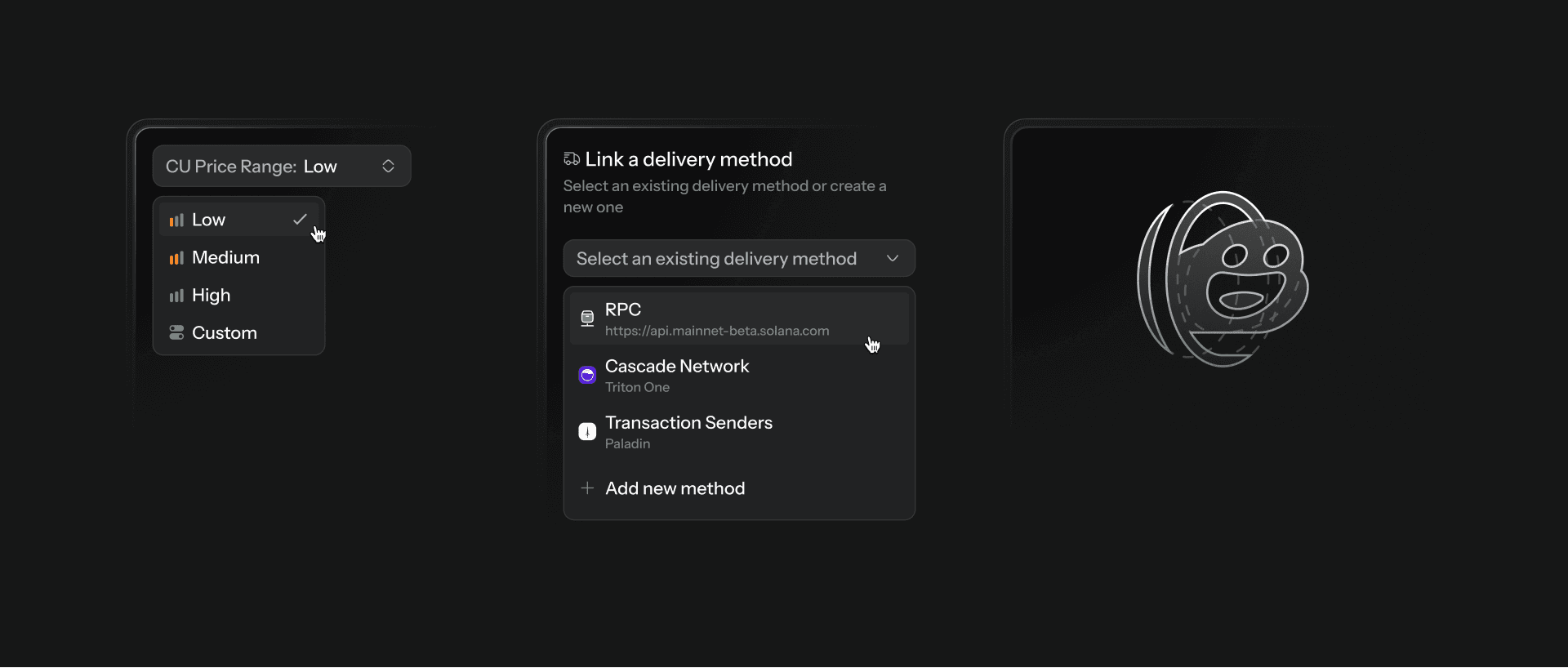 Figma renders of Gateway's dashboard.