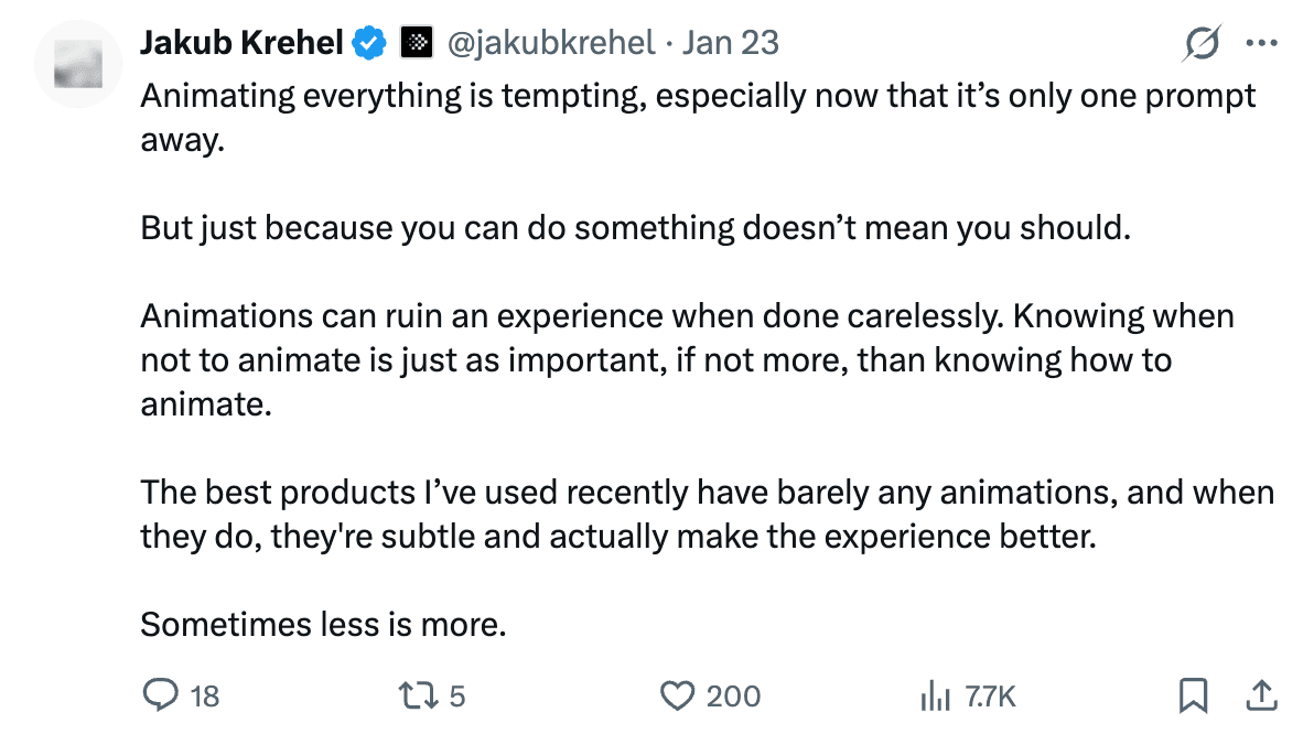 Jakub on Twitter screenshot